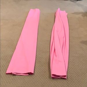 2 Pottery Barn black out pink panels.